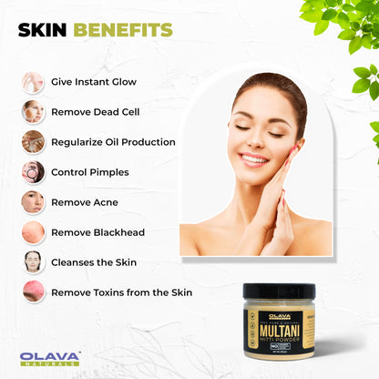 Multani Mitti & Aloe Vera Gel Combo Pack for Glowing Skin & Shiny Hair